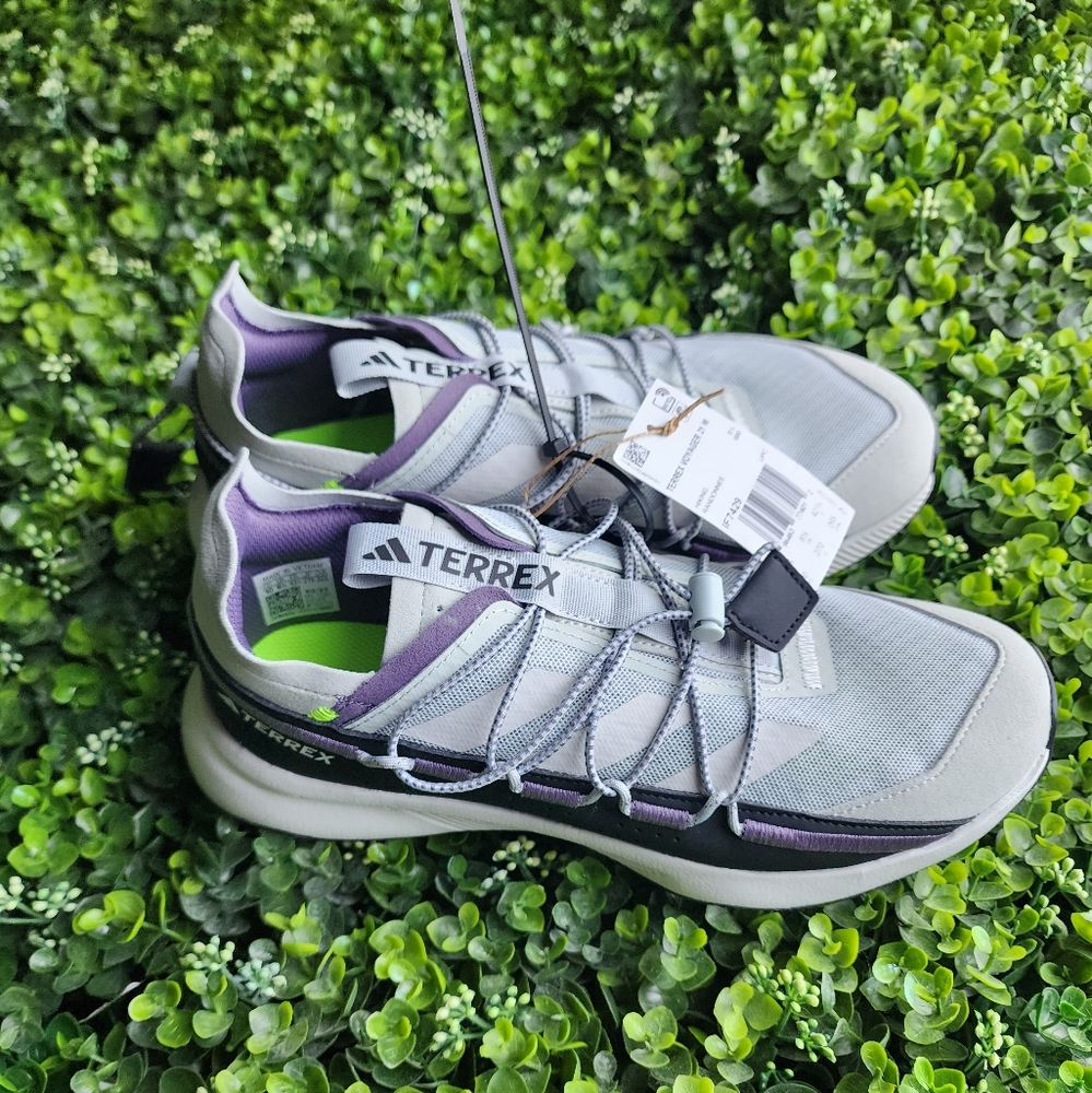 adidas Outdoor Terrex Voyager 21 W Womens Size 10 Gray Purple Hiking Sneakers